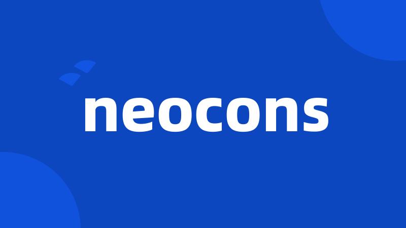 neocons
