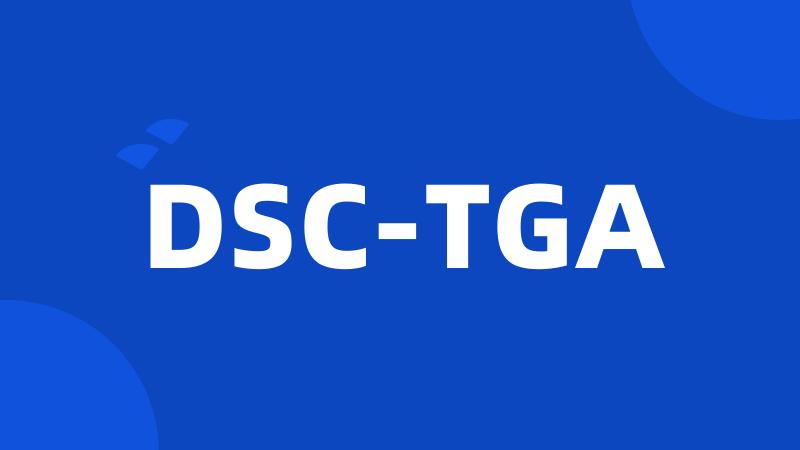 DSC-TGA