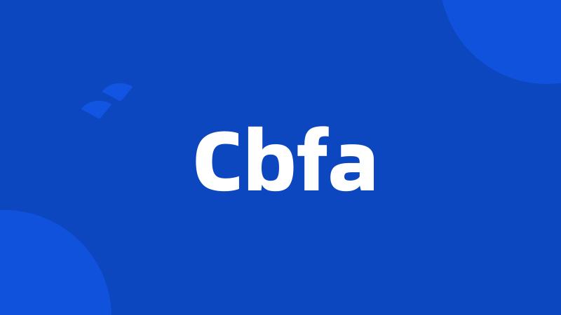 Cbfa