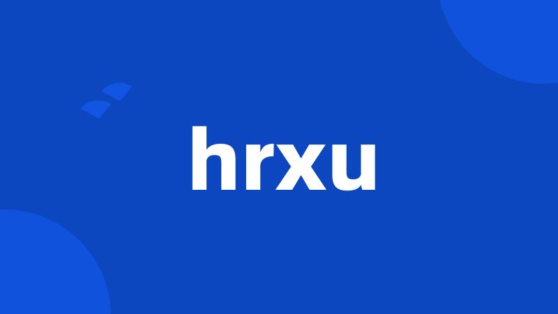 hrxu