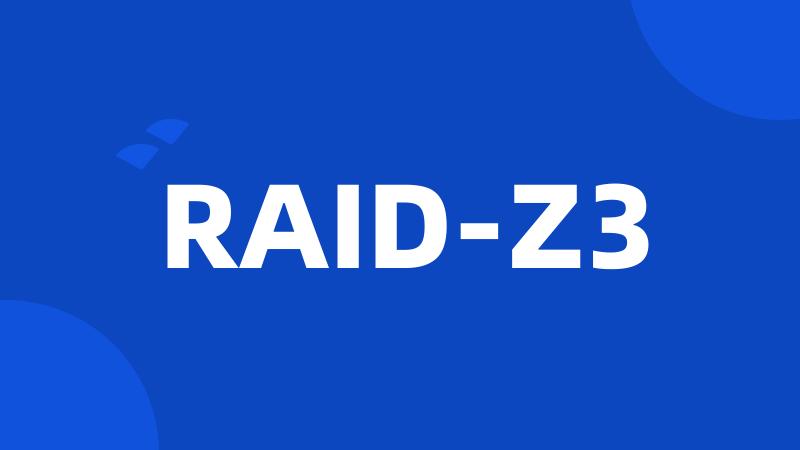 RAID-Z3