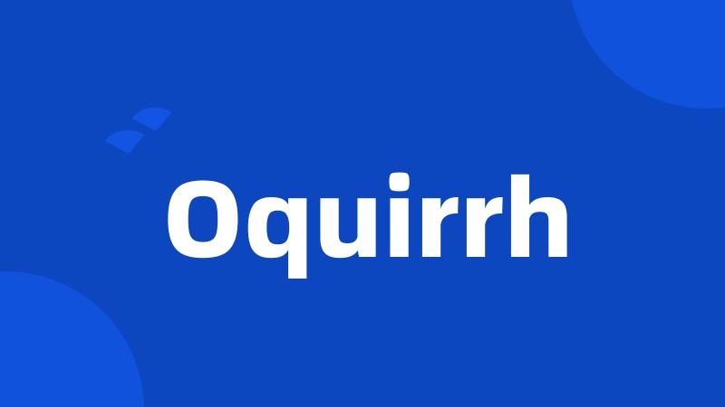 Oquirrh