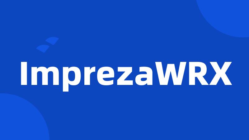 ImprezaWRX