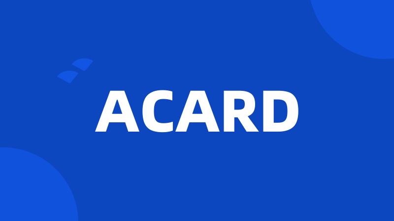 ACARD