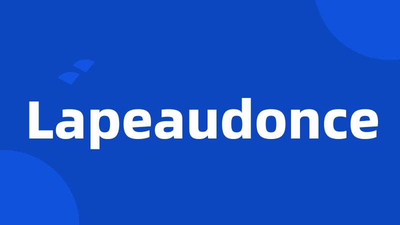 Lapeaudonce