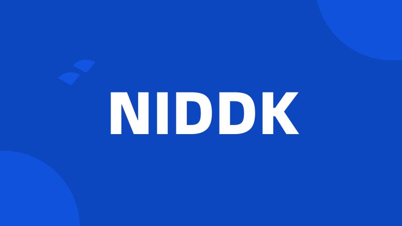 NIDDK