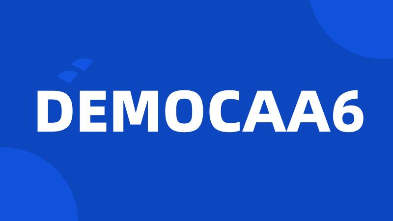 DEMOCAA6