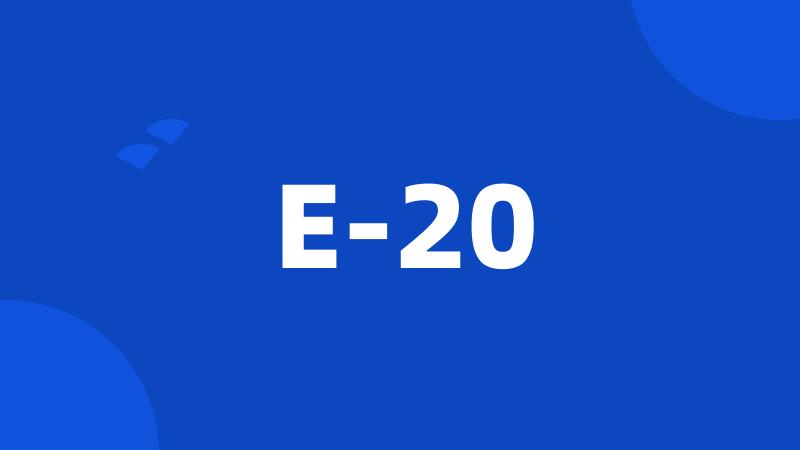 E-20