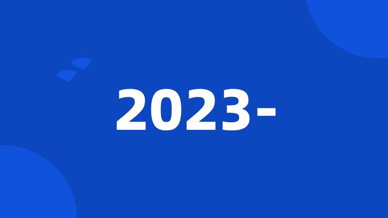 2023-