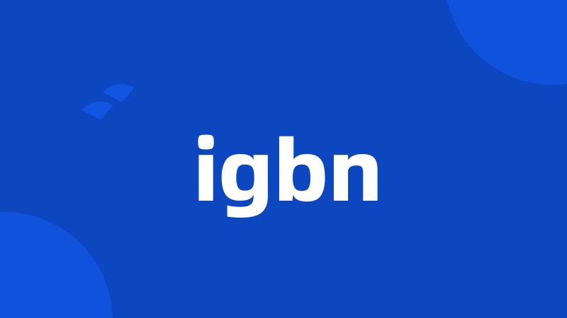 igbn