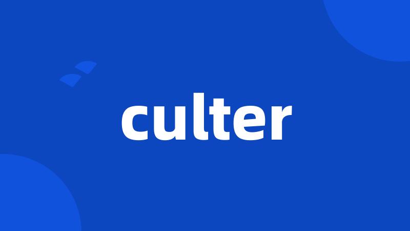 culter