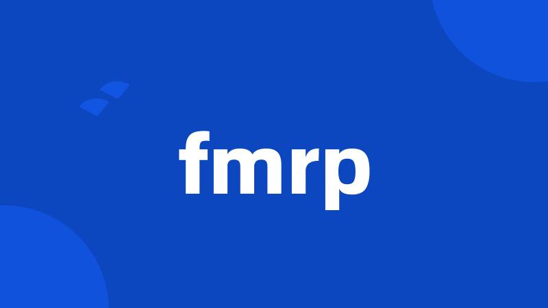 fmrp
