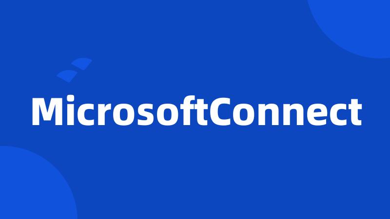 MicrosoftConnect