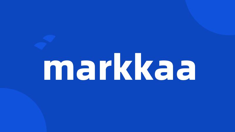 markkaa