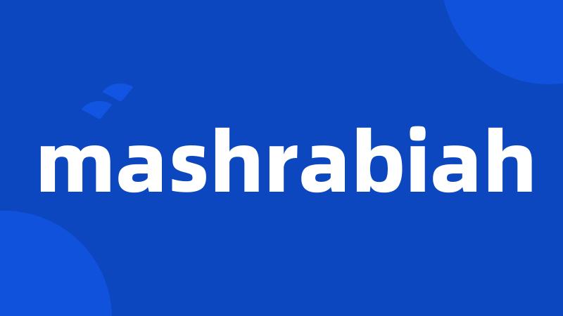 mashrabiah