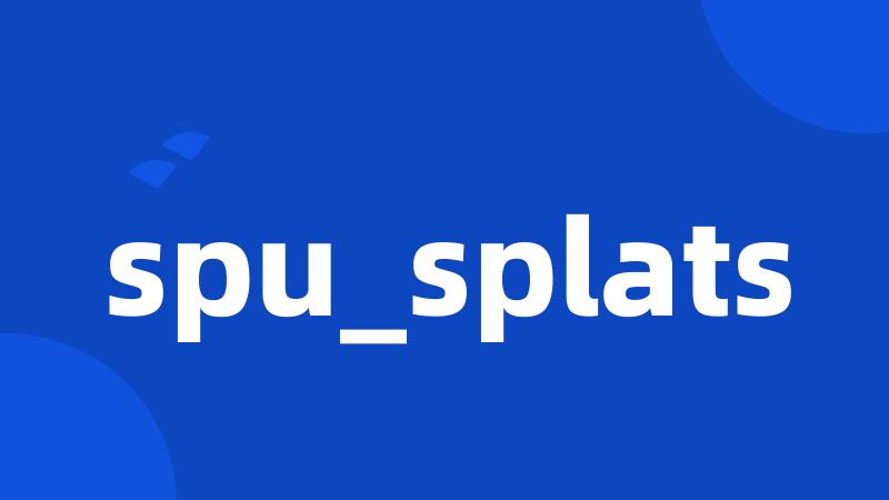 spu_splats