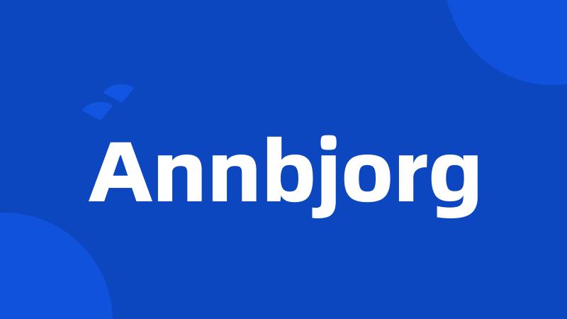 Annbjorg