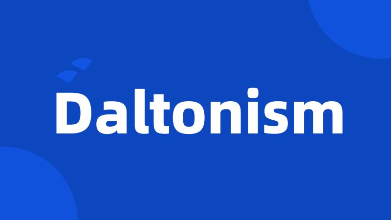 Daltonism