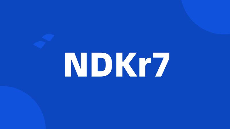 NDKr7