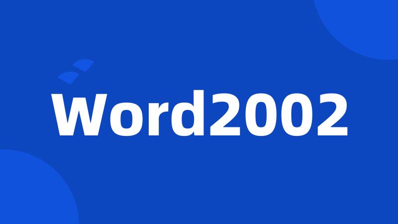 Word2002
