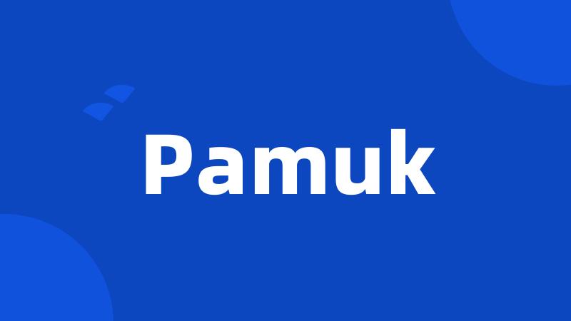 Pamuk