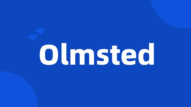 Olmsted