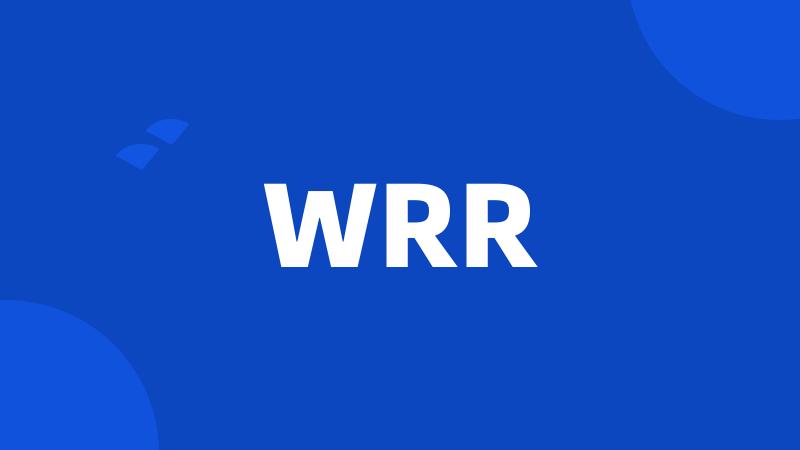 WRR