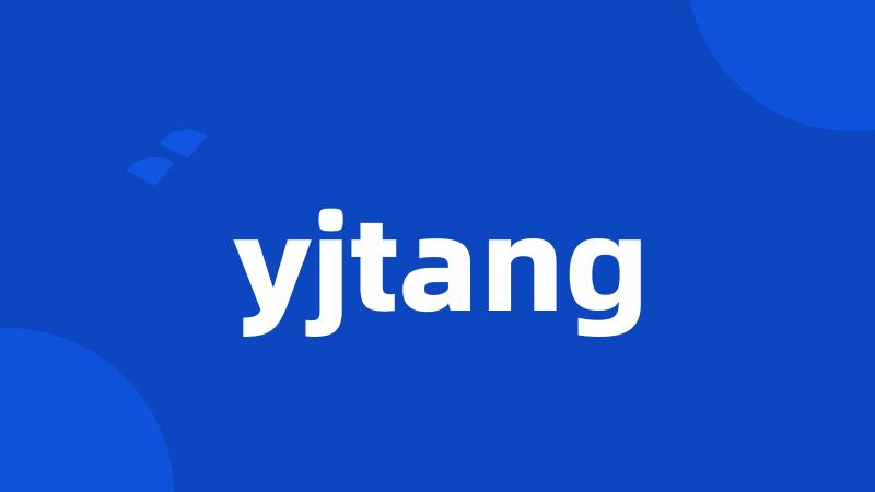 yjtang