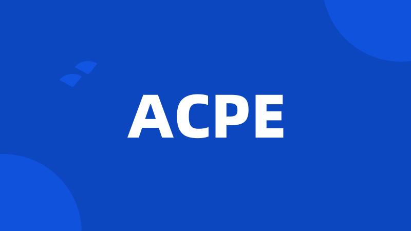 ACPE