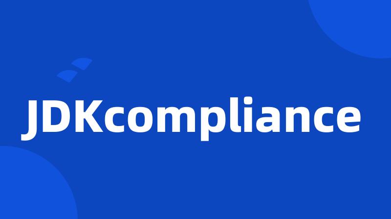 JDKcompliance