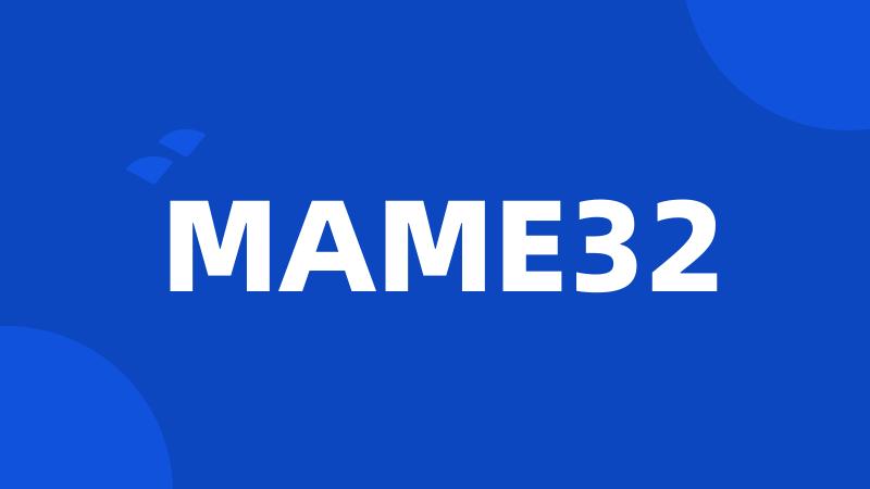 MAME32