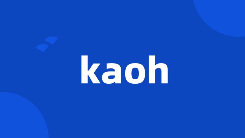 kaoh