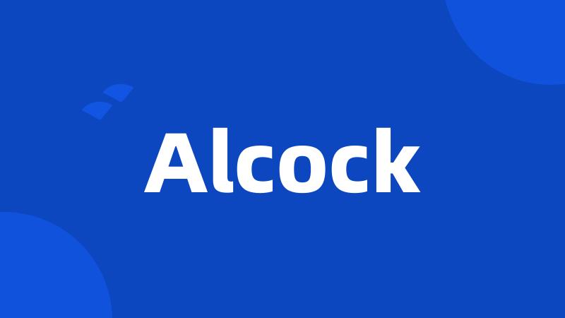 Alcock