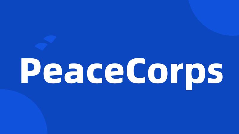 PeaceCorps