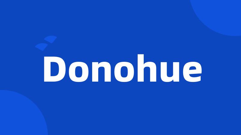 Donohue