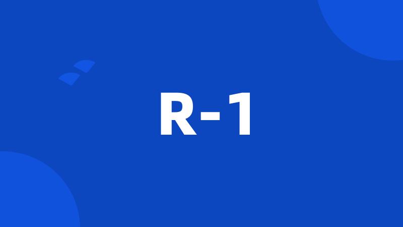 R-1