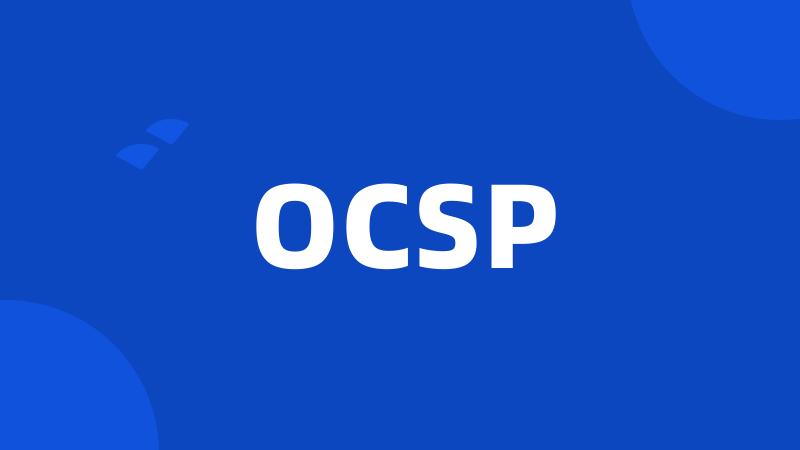 OCSP