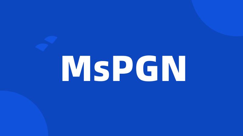 MsPGN