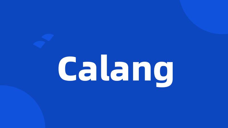 Calang