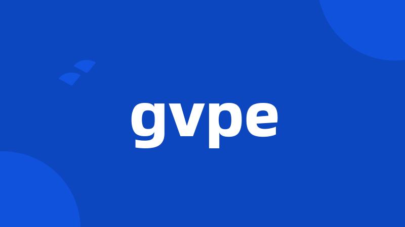 gvpe