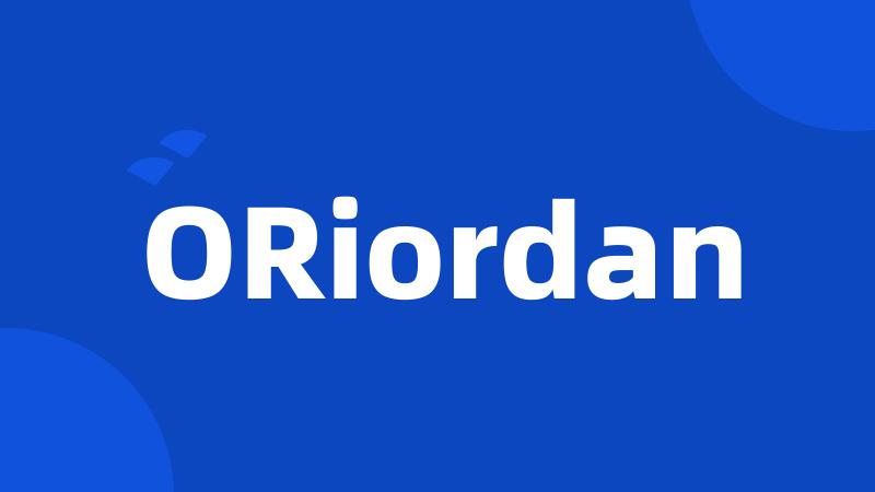 ORiordan