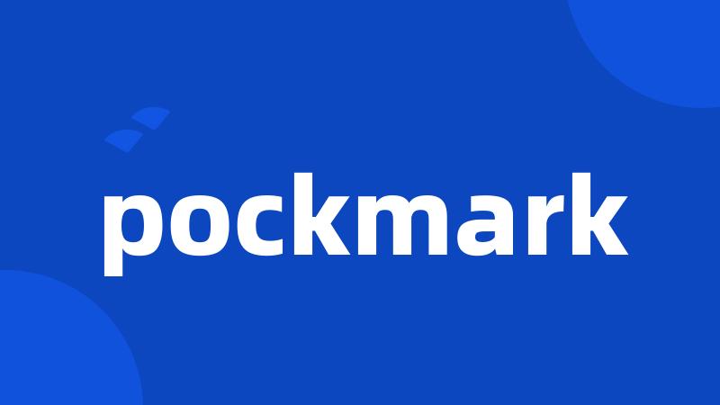 pockmark