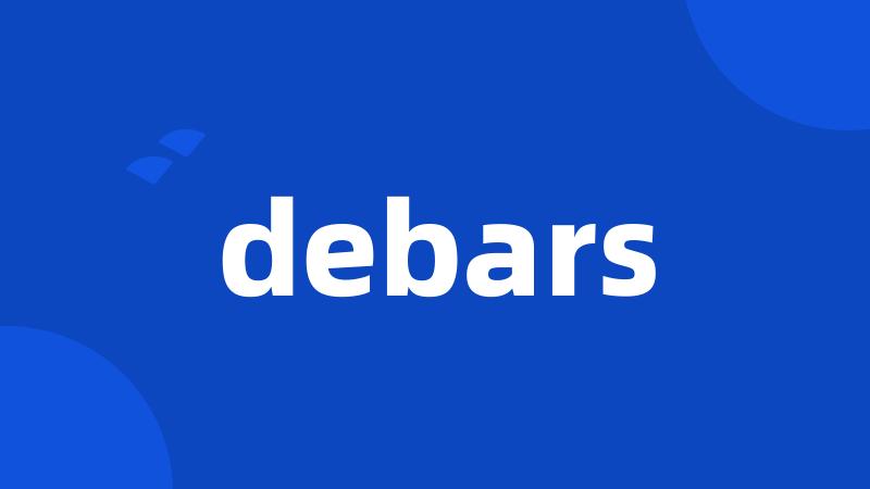 debars