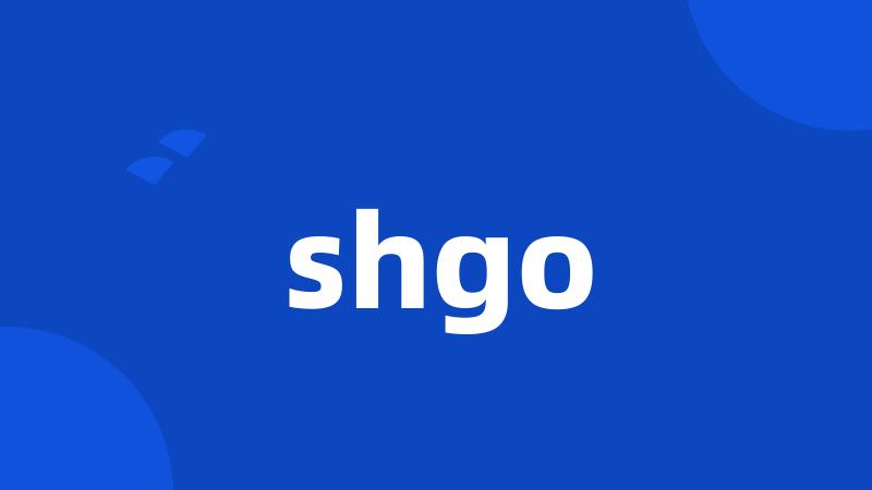 shgo