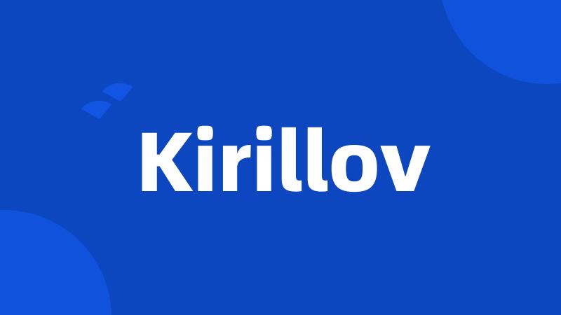 Kirillov