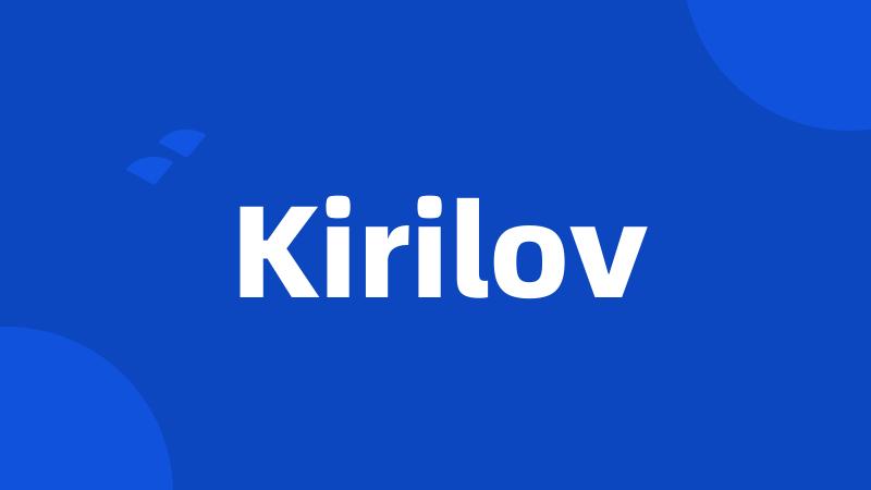 Kirilov