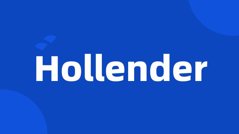 Hollender