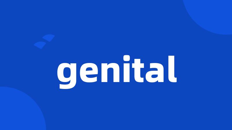 genital