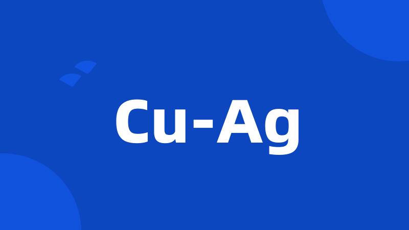 Cu-Ag