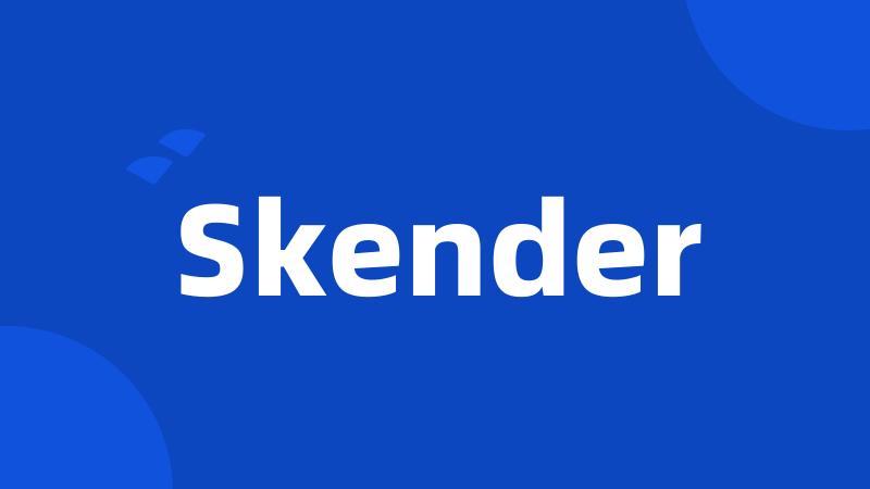 Skender